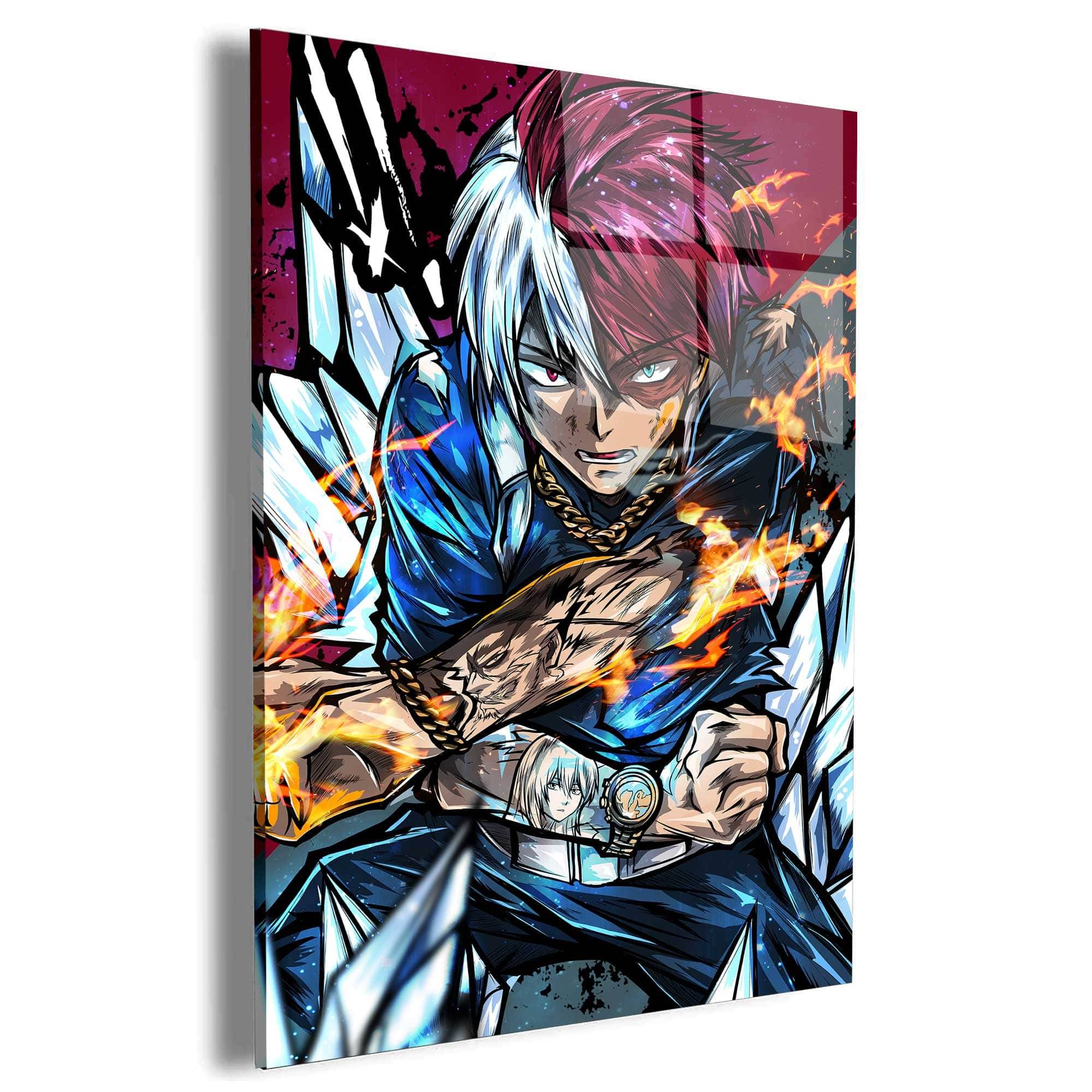 Fire & Ice Wall Art Canvas Meaning Birthday Christmas Gift For Son Daughter