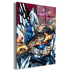 Fire & Ice Wall Art Canvas Meaning Birthday Christmas Gift For Son Daughter