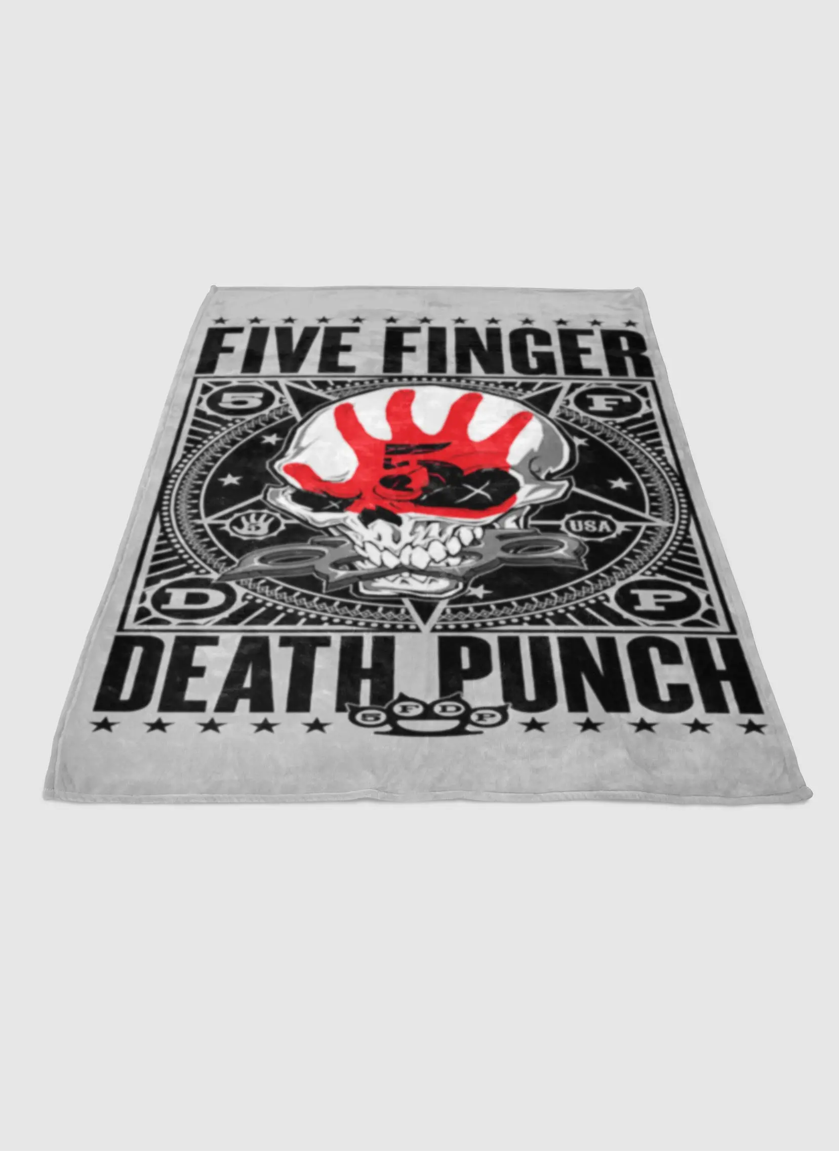 Five Finger Death Punch #1 Soft Fleece Blanket Meaningful Gift For Halloween Christmas