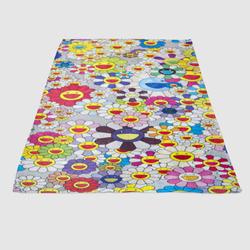 Flowers Takashi Murakami Soft Fleece Blanket Meaningful Gift For Halloween Christmas