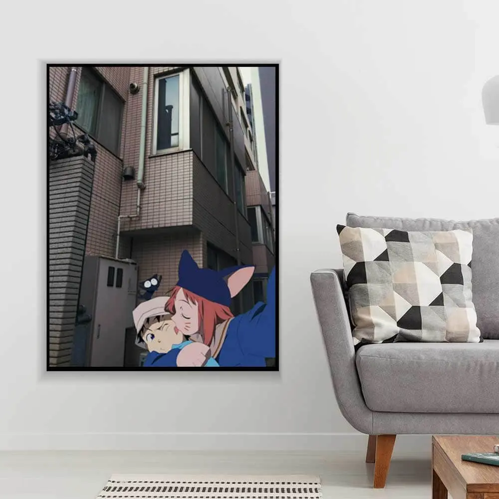 Fooly Cooly Romance Wall Art Canvas Christmas Gift For Son Daughter