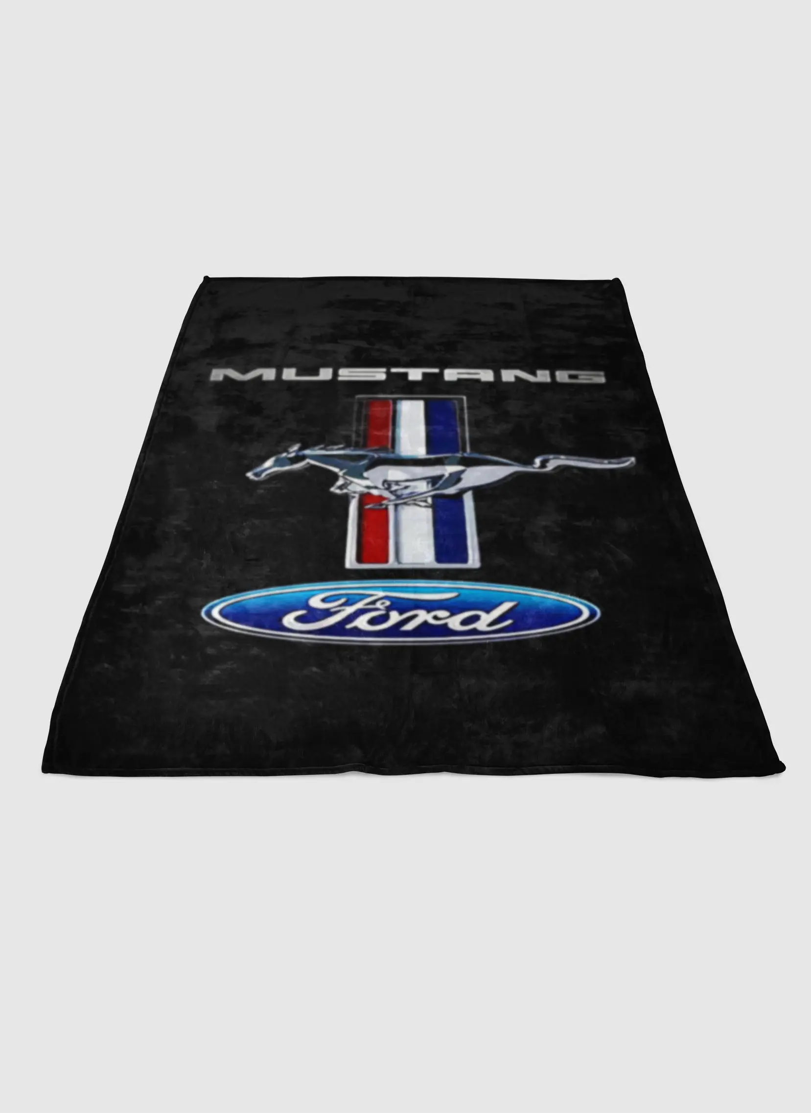 Ford Mustang Logo #1 Soft Fleece Blanket Meaningful Gift For Halloween Christmas