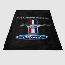 Ford Mustang Logo #1 Soft Fleece Blanket Meaningful Gift For Halloween Christmas