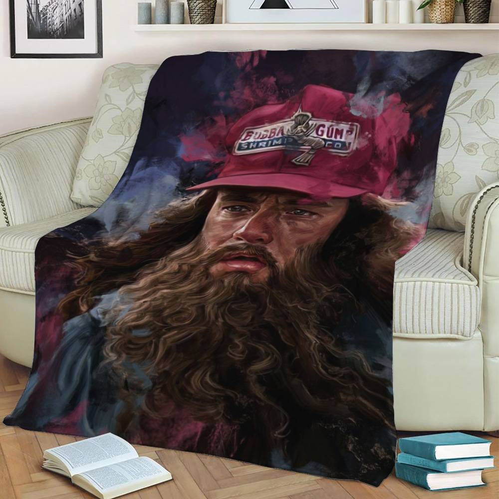 Forrest Gump Fleece Throw Blanket Meaningful Gift For Halloween Christmas