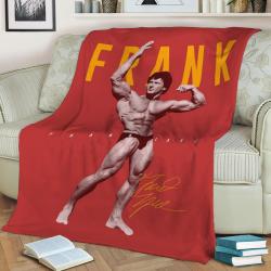 Frank Zane Bodybuilder Fleece Throw Blanket Meaningful Gift For Halloween Christmas