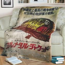 Full Metal Jacket Poster Fleece Throw Blanket Meaningful Gift For Halloween Christmas