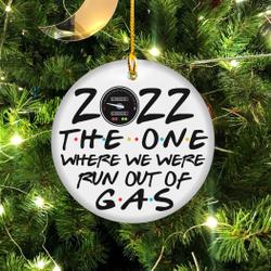 Funny Gasoline Ornament One Where We Were Run Out Of Gas Onament Perfect And Unique Gifts For Family On Christmas