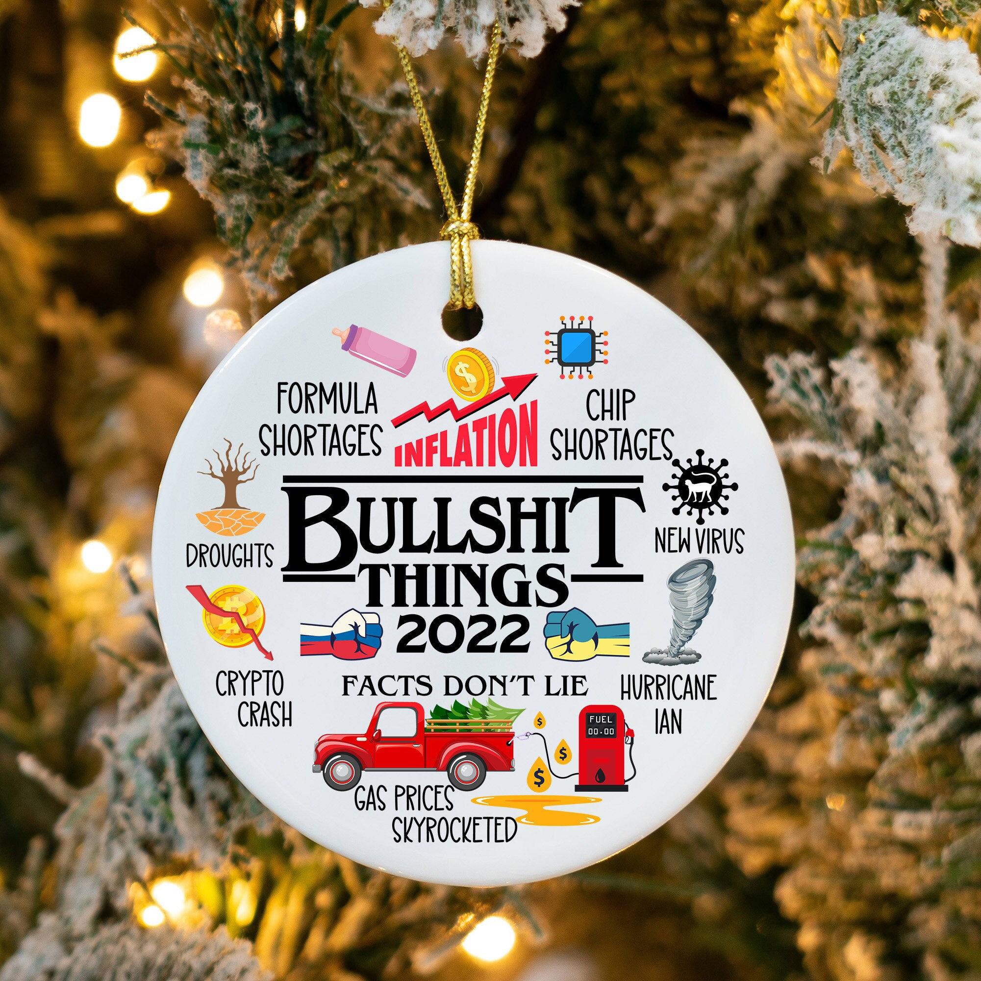 Funny Happy Holidays Christmas Fuel Prices Gas Ornament Perfect And Unique Gifts For Family On Christmas