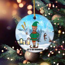 Funny Let s Go Brandon Biden Christmas Ornament Perfect And Unique Gifts For Family On Christmas
