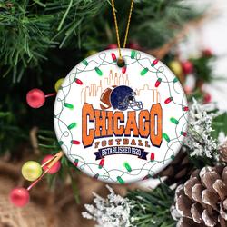 Game Day Chicago Football Chritmas Ornament Gift Perfect And Unique Gifts For Family On Christmas