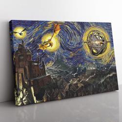 Game of Thrones Starry Night Canvas Print Wall Art Canvas Christmas Gift For Son Daughter