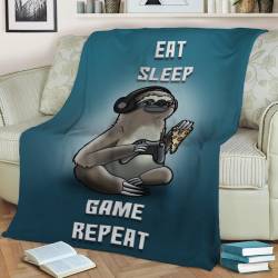 Gaming 01 Fleece Throw Blanket Meaningful Gift For Halloween Christmas