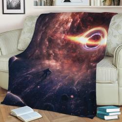Gargantua Fleece Throw Blanket Meaningful Gift For Halloween Christmas