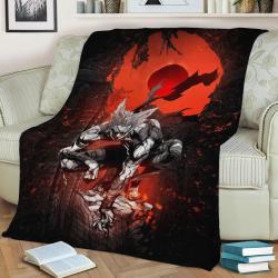 Garou Ningen Kaijin Fleece Throw Blanket Meaningful Gift For Halloween Christmas
