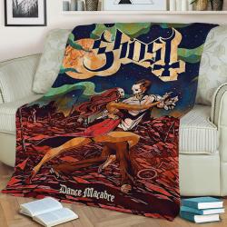 Ghost Bc Fleece Throw Blanket Meaningful Gift For Halloween Christmas