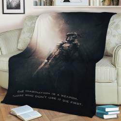 Goblin Slayer Fleece Throw Blanket Meaningful Gift For Halloween Christmas