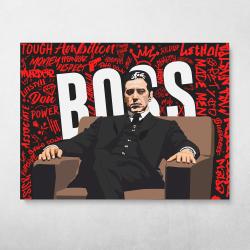 Michael Corleone Boss Wall Art Canvas Meaning Gift For Birthday Christmas