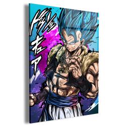 Gogeta Blue DBS Wall Art Canvas Christmas Gift For Son Daughter Halloween