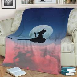 Goku Nimbus Cloud Fleece Throw Blanket Meaningful Gift For Halloween Christmas