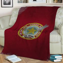 Golden Star Eft Fleece Throw Blanket Meaningful Gift For Halloween Christmas
