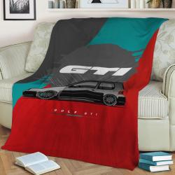 Golf Gti Fleece Throw Blanket Meaningful Gift For Halloween Christmas