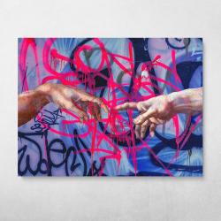 Graffiti Creation Wall Art Canvas Meaning Gift For Birthday Christmas