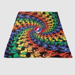 Grateful Dead Dancing Bears Soft Fleece Blanket Meaningful Gift For Halloween Christmas