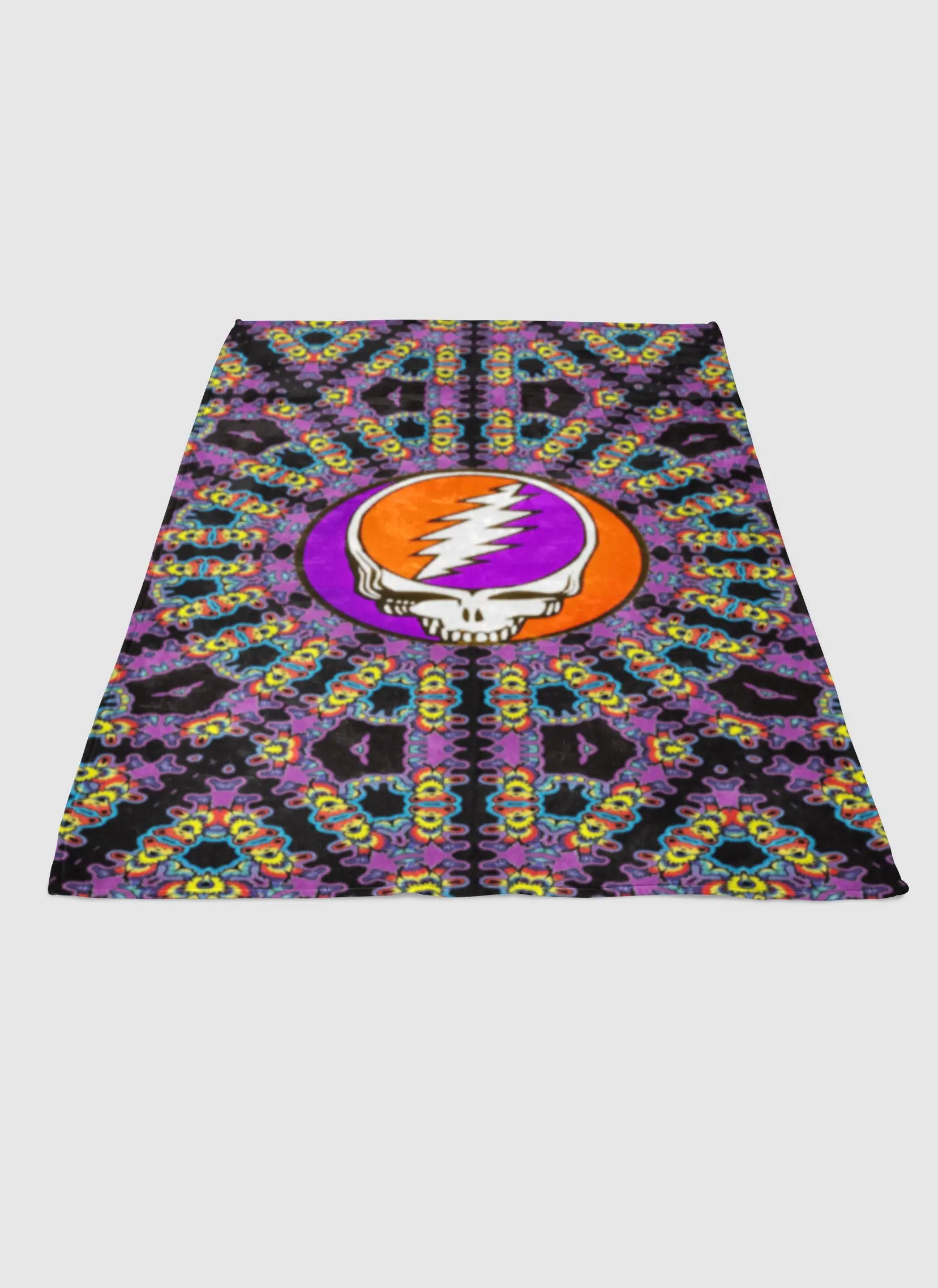 Grateful Dead Purple Logo Soft Fleece Blanket Meaningful Gift For Halloween Christmas