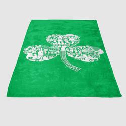 Green Boston Celtics Soft Fleece Blanket Meaningful Gift For Halloween Christmas