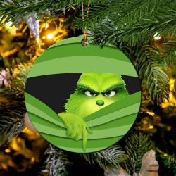 Grinch Hidden Mica Ornament Perfect Gift For Holiday Perfect And Unique Gifts For Family On Christmas