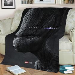Groot Fleece Throw Blanket Meaningful Gift For Halloween Christmas