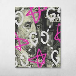 Gucci Ghost Ben Franklin Wall Art Canvas Meaning Gift For Birthday Christmas