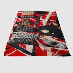 Guitar Eddie Van Halen 2 Soft Fleece Blanket Meaningful Gift For Halloween Christmas