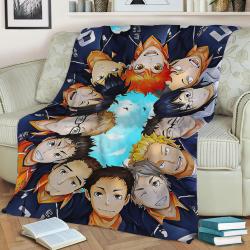 Haikyuu Fleece Throw Blanket Meaningful Gift For Halloween Christmas