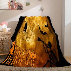 Halloween Flannel Caroset Throw Cosplay Blanket Meaningful Gift For Halloween Christmas