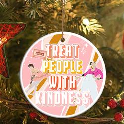 Harry Styles Treat People With Kindness Chirstmas Xmas Ornament Perfect And Unique Gifts For Family On Christmas