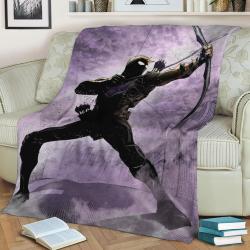 Hawkeye Fleece Throw Blanket Meaningful Gift For Halloween Christmas