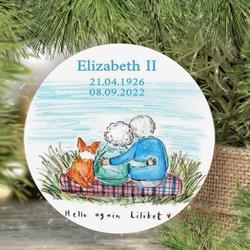 Hello Again Elilibeth Christmas Ornament Perfect And Unique Gifts For Family On Christmas Holiday