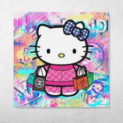 Hello Shopping Wall Art Canvas Meaning Gift For Birthday Christmas