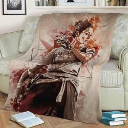 Hibana Fleece Throw Blanket Meaningful Gift For Halloween Christmas