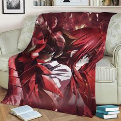 High School Dxd Fleece Throw Blanket Meaningful Gift For Halloween Christmas