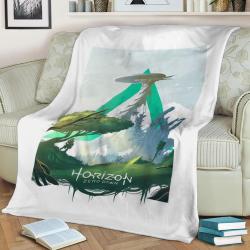 Horizon Fleece Throw Blanket Meaningful Gift For Halloween Christmas