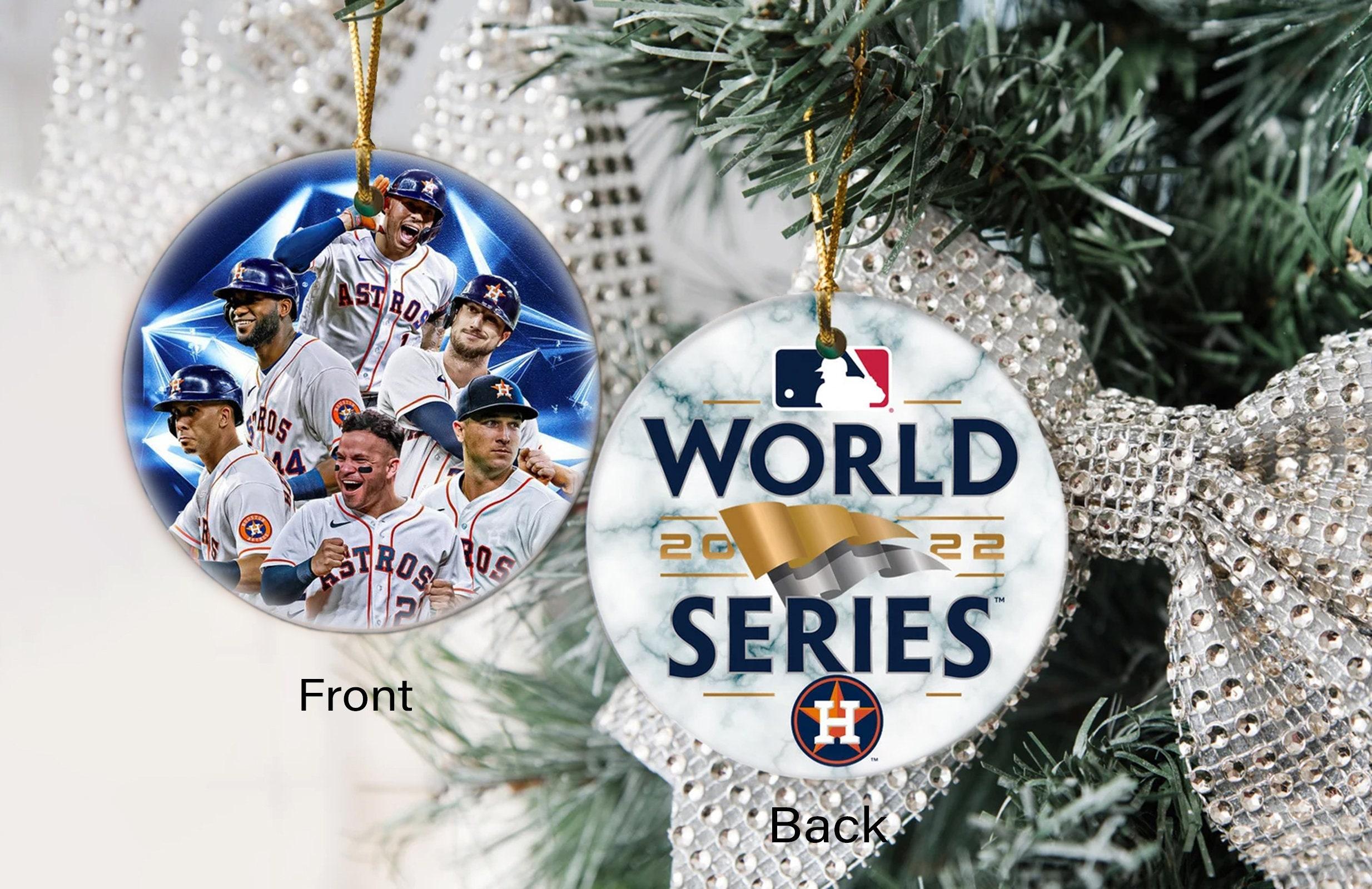 Houston Astros World Series 2022 ALCS Champions Baseball Fan Ornament Perfect And Unique Gifts For Family On Christmas