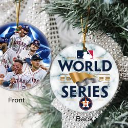 Houston Astros World Series 2022 ALCS Champions Baseball Fan Ornament Perfect And Unique Gifts For Family On Christmas