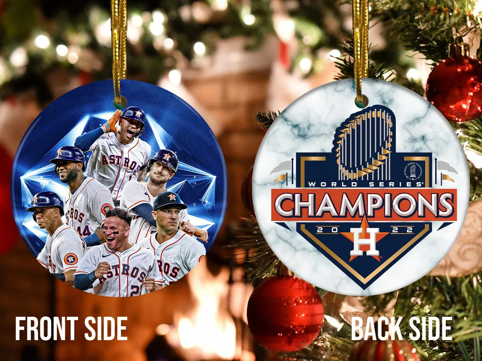 Houston Astros World Series 2022 Ornament Perfect And Unique Gifts For Family On Christmas Holiday