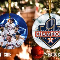 Houston Astros World Series 2022 Ornament Perfect And Unique Gifts For Family On Christmas Holiday