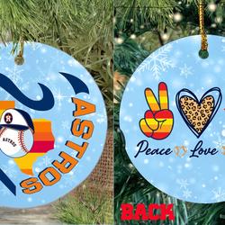 Houston World Series 2022 Ball Christmas Ornament Perfect And Unique Gifts For Family On Christmas