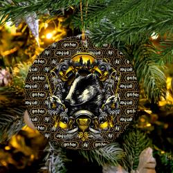 Hufflepuff Harry Potter Mica Ornament Perfect Gift For Holiday Perfect And Unique Gifts For Family On Christmas
