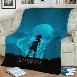 Hunter X Hunter Killua Fleece Throw Blanket Meaningful Gift For Halloween Christmas