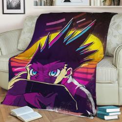 Hunterxhunter Anime Fleece Throw Blanket Meaningful Gift For Halloween Christmas